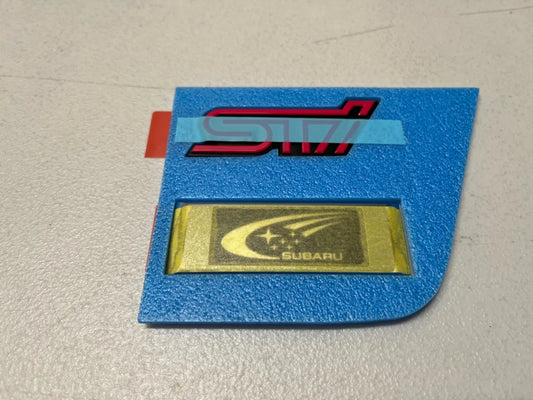 'STI RA Spec C' Boot Emblem Set to suit Subaru WRX STI GDB RA Spec C - Vega Autosports