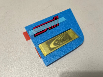 'STI RA Spec C' Boot Emblem Set to suit Subaru WRX STI GDB RA Spec C - Vega Autosports