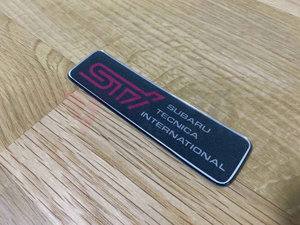 Sti Side Door Emblem To Suit Subaru Forester Sf5 2000-2002 Emblems Badges And Decals