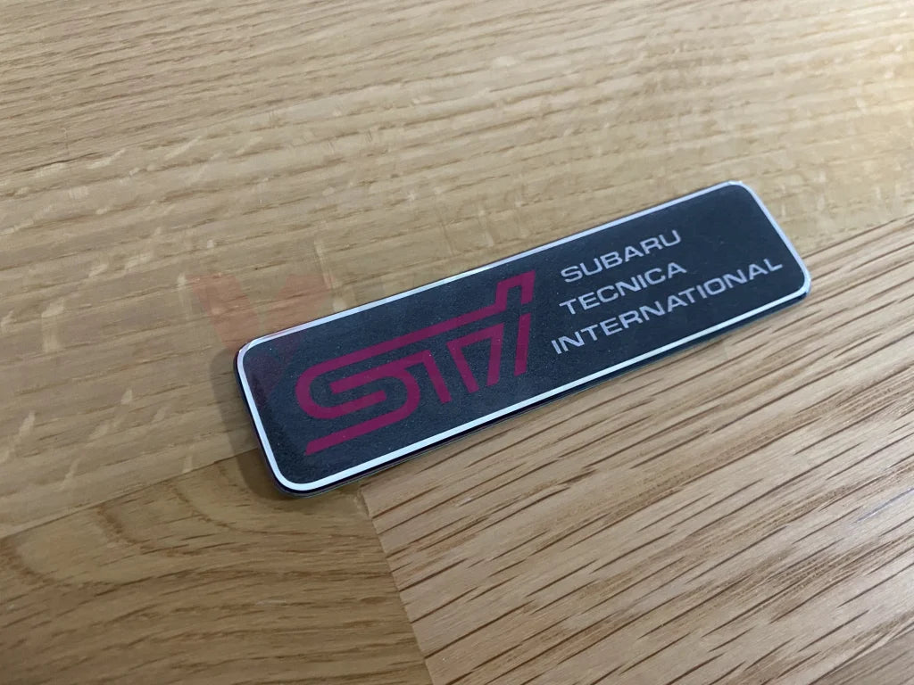 Sti Side Door Emblem To Suit Subaru Forester Sf5 2000-2002 Emblems Badges And Decals