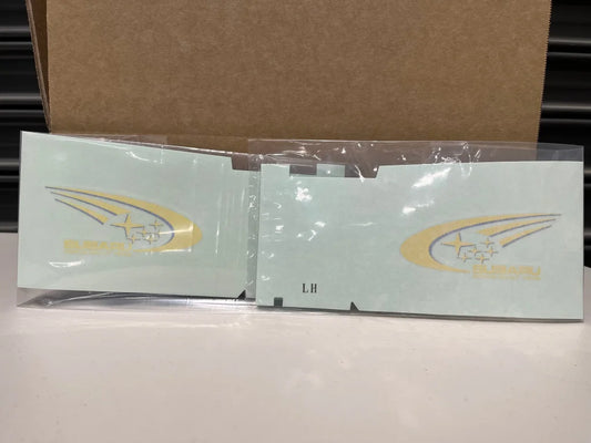 Sti Subaru Tecnica International Door Decal Lhs & Rhs To Suit Wrx Sti Gdb Emblems Badges And Decals