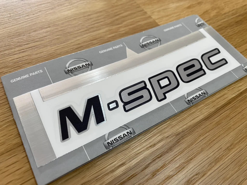 Sticker "M-Spec" (Boot Lid) to suit Nissan Skyline R34 GTR M-Spec - Vega Autosports