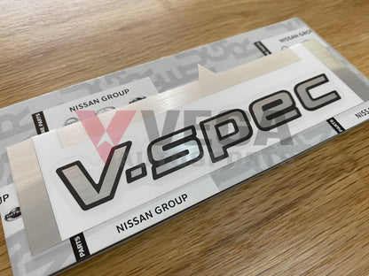 Sticker "V-Spec" (Boot Lid) to suit Nissan Skyline R34 GTR V-Spec - Vega Autosports