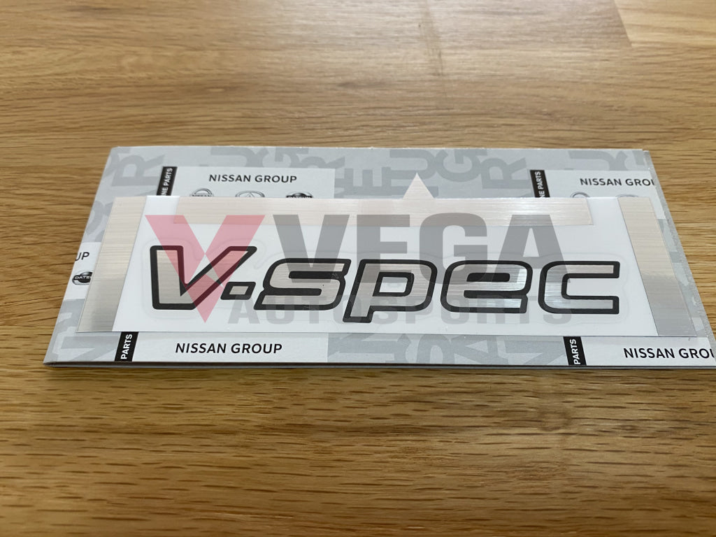 Sticker "V-Spec" (Boot Lid) to suit Nissan Skyline R34 GTR V-Spec - Vega Autosports