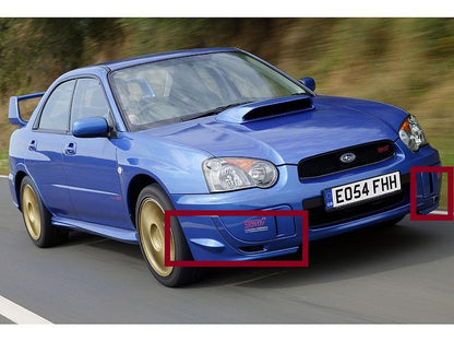 Front Bumper Cover Skirt Rhs &lhs To Suit Subaru Impreza Wrx Sti 04-05 Gd / Gg