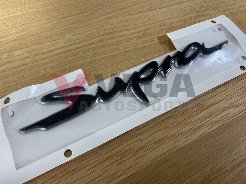 "Supra" OEM Rear Truck Emblem to suit Toyota Supra 2020 ~ Onwards A90 - Vega Autosports