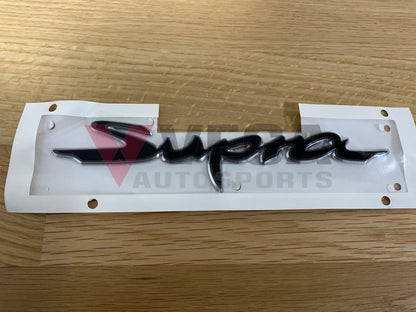 "Supra" OEM Rear Truck Emblem to suit Toyota Supra 2020 ~ Onwards A90 - Vega Autosports