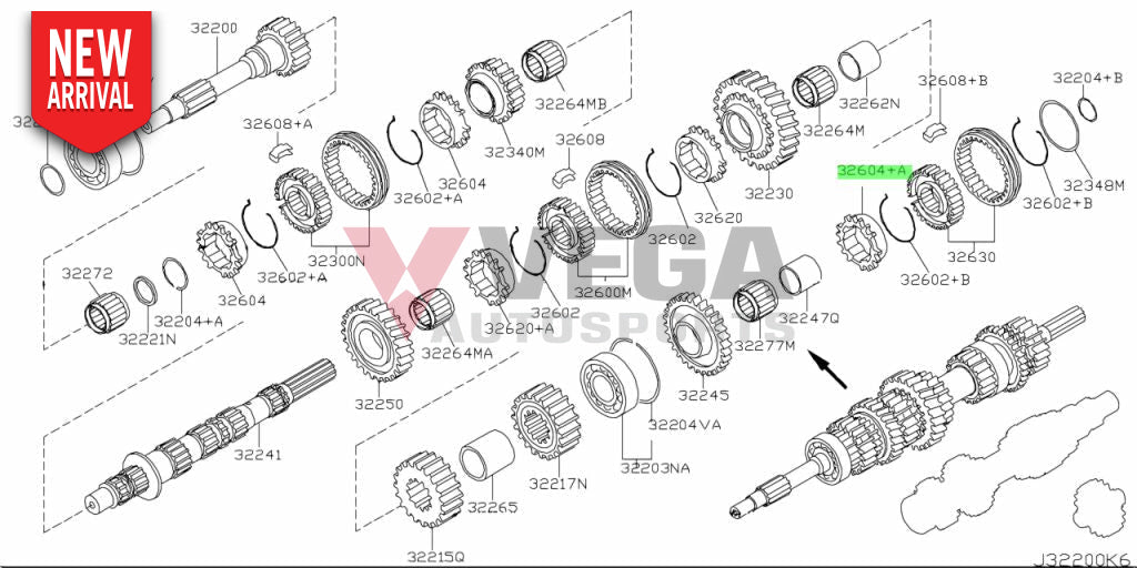 Synchro / Baulk Ring Reverse To Suit Nissan 350Z 370Z Infiniti G35 G37 32631-Cd000 Gearbox And