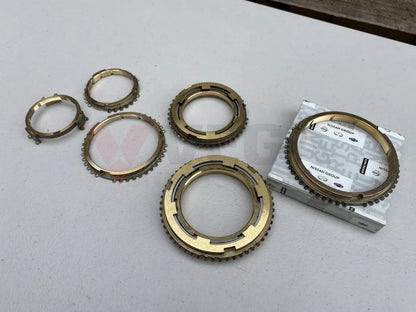 Synchroniser Ring Set (1st to 5th plus Reverse) to suit Nissan Skyline R33 GTR Series 3 Gearbox - Vega Autosports