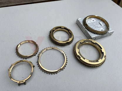 Synchroniser Ring Set (1st to 5th plus Reverse) to suit Nissan Skyline R33 GTR Series 3 Gearbox - Vega Autosports