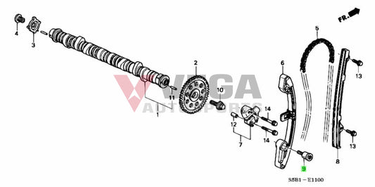 Tensioner Pivot Bolt To Suit Honda K Series Engines 90003-Pna-000 Engine
