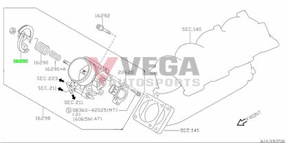 Throttle Wheel To Suit Nissan Silvia S13 Sr20De/t