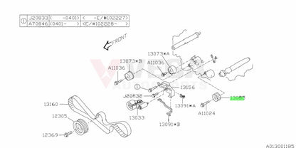 Timing Belt Toothed Idler Pulley To Suit Subaru Impreza Wrx / Sti Forester Legacy/ Outback