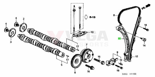 Timing Chain Tensioner Arm To Suit Honda K20 Engine 14520-Pna-003