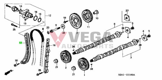 Timing Chain Tensioner Guide To Suit Honda S2000 F20C 14520-Pcx-003 Engine