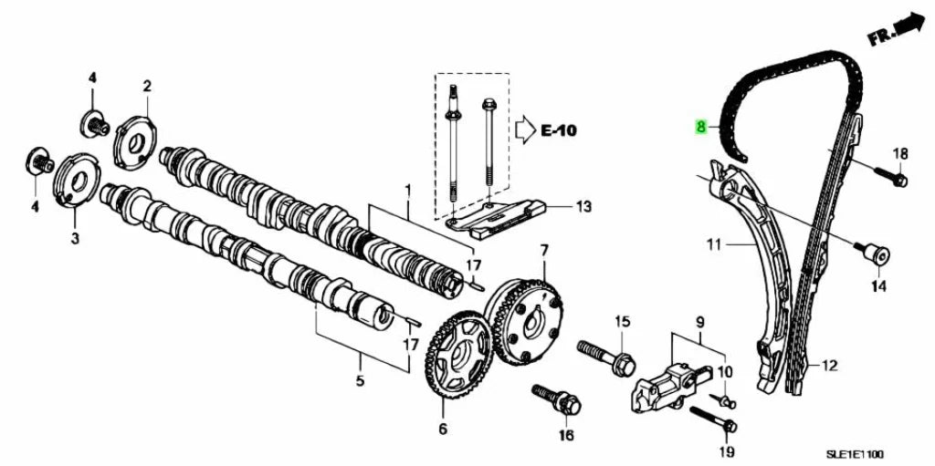 Timing Chain To Suit Honda K24 Engine 14401-R40-A01