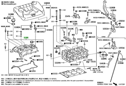OEM Valve Cover G16E-GTS to suit Toyota GR Yaris / Corolla 11201-18020 - Vega Autosports