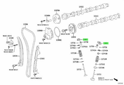 OEM Rocker Arm G16E-GTS to suit Toyota GR Yaris / Corolla 13801-25010 - Vega Autosports