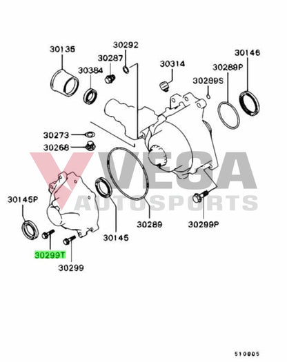 Transfer Case Bolt To Suit Mitsubishi Lancer Evolution 4 - 9 M12X115 Ms101368 Nuts / Bolts Screws