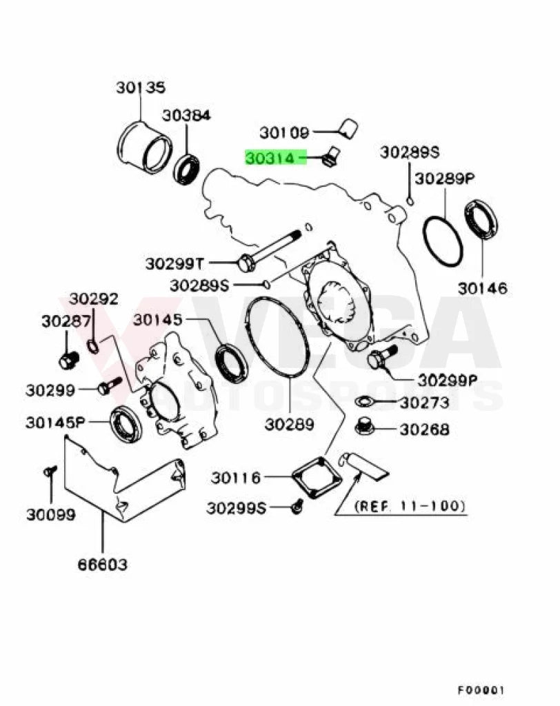 Transfer Case Breather to suit Mitsubishi Lancer Evolution 1 - 9 MB393530 - Gearbox and Transmission
