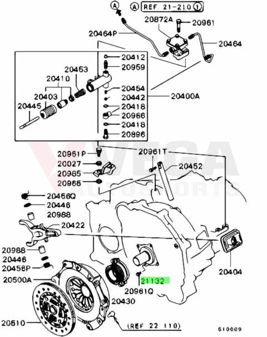 Transmission Retainer (5-Speed) to suit Mitsubishi Lancer Evolution 4 - 9 MR980735 - Vega Autosports