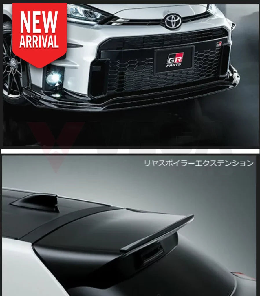TRD Front and Rear Spoiler Extension Set (4-piece) to suit Toyota GR Yaris GXPA16 Series 1 MS341-52032 - Vega Autosports
