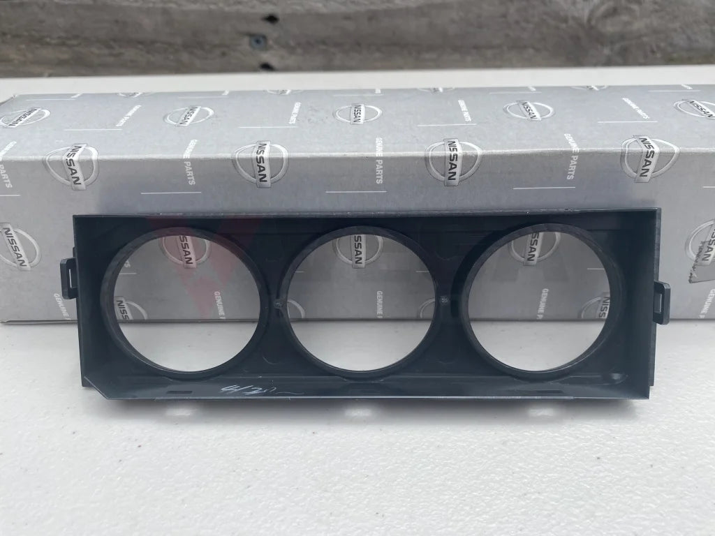 Triple DIN Gauge Escutcheon Assembly to suit Nissan Skyline R33 GTR - Vega Autosports
