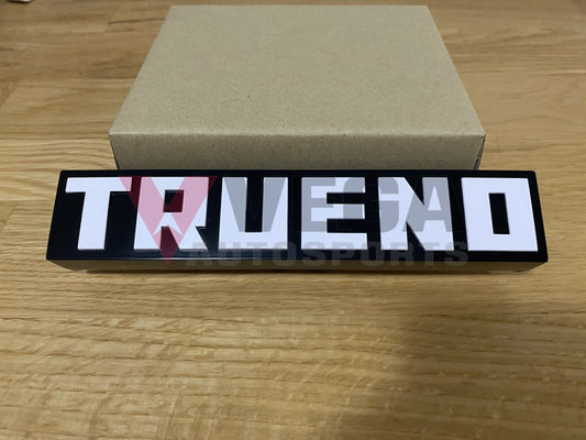 Trueno Front Grill Emblem Badge To Suit Jdm Toyota 83-87 Corolla Ae86 Emblems Badges And Decals