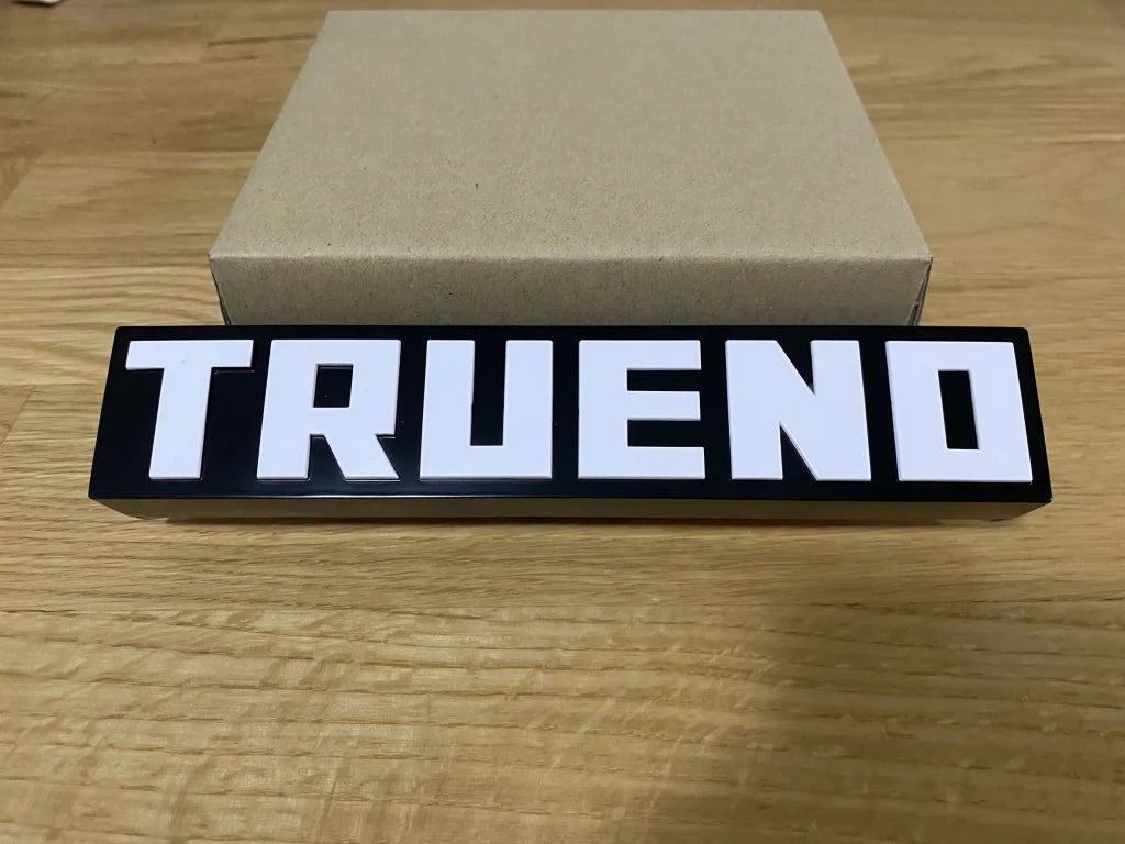 Trueno Front Grill Emblem Badge To Suit Jdm Toyota 83-87 Corolla Ae86 Emblems Badges And Decals
