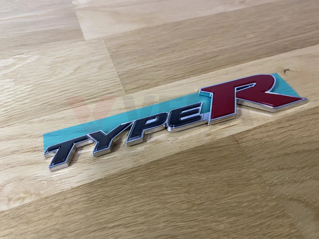 Type R Rear Emblem To Suit Honda Civic Fd2 2007-2010 Emblems Badges And Decals