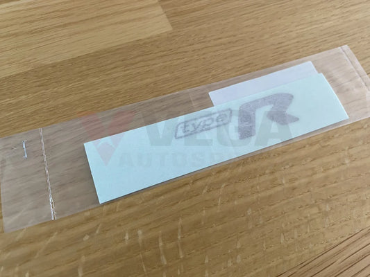 ‘Type R' Rear Hockey Decal to suit Subaru Impreza WRX STI Type R GC8 - Vega Autosports