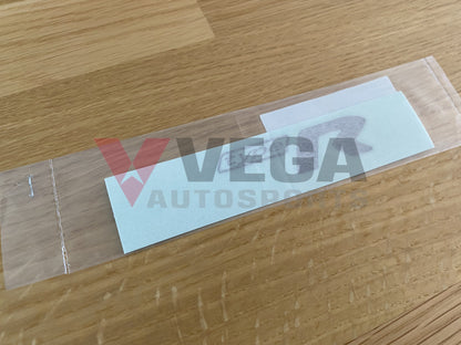 ‘Type R' Rear Hockey Decal to suit Subaru Impreza WRX STI Type R GC8 - Vega Autosports