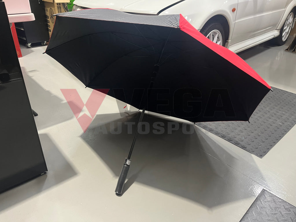 Umbrella ’Nissan Nismo’ Black/Red - 2024 Collection Genuine Nissan Merchandise