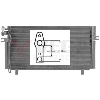 Universal Air Conditioning Condenser Unit to suit Nissan Silvia S14 98 ~ Onwards Cooling