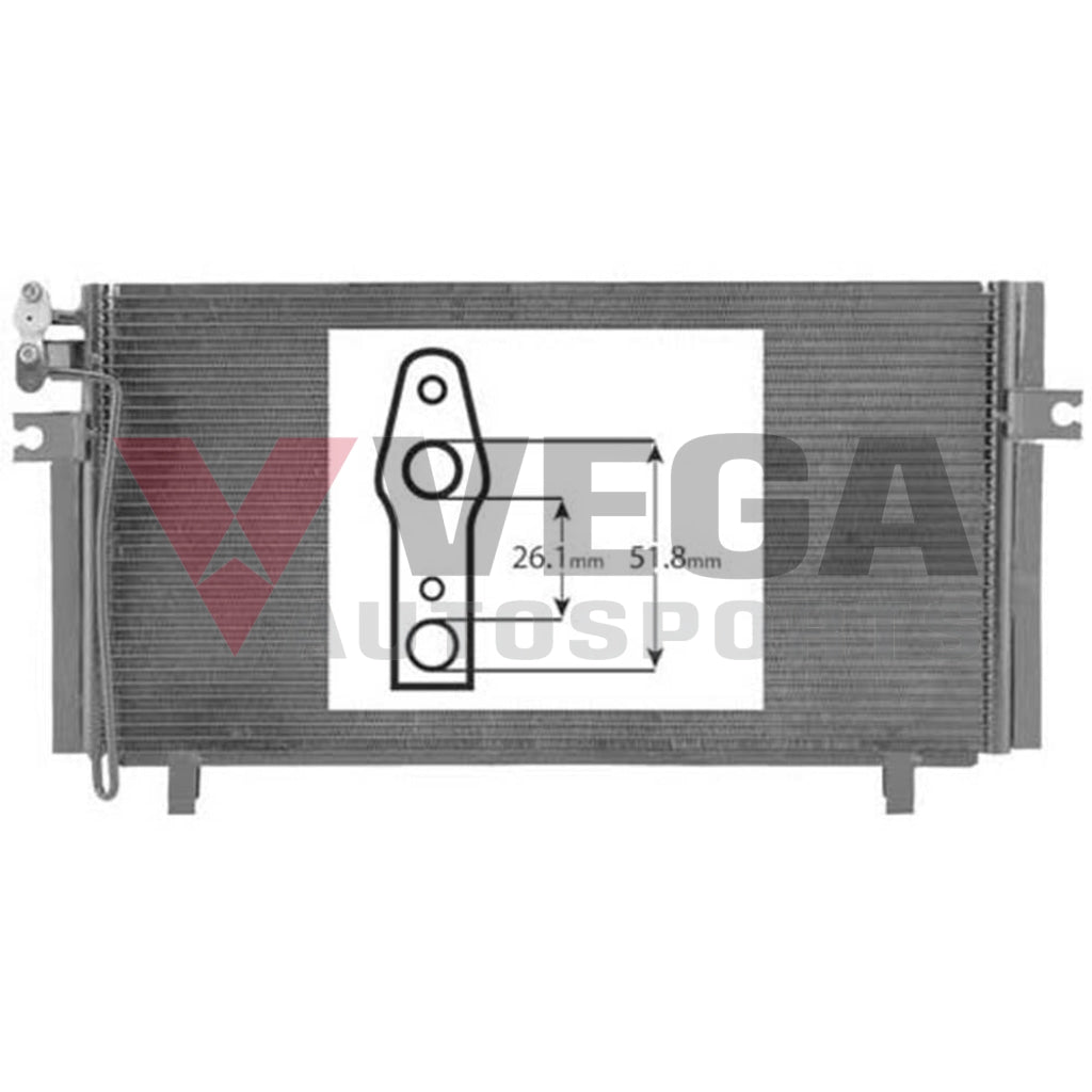 Universal Air Conditioning Condenser Unit to suit Nissan Silvia S14 98 ~ Onwards Cooling