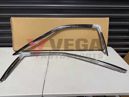 Upper Weatherstrip Retainer Moulding Set RHS & LHS to suit R32 GTR / GTS-T (All Coupe) 76871-04U00 / 76870-04U00