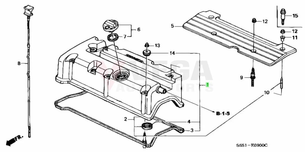 Valve Cover Gasket Kit to suit Honda Civic/Integra/Accord Euro K20A/K24A 12030-PNC-000 Engine