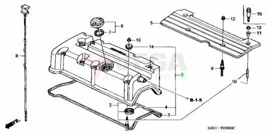 Valve Cover Gasket Kit to suit Honda Civic/Integra/Accord Euro K20A/K24A 12030-PNC-000 Engine