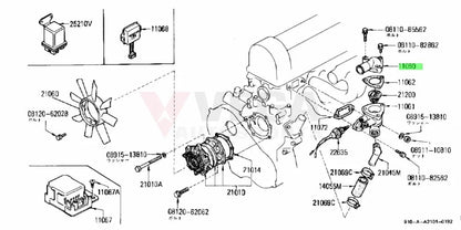 Water Outlet To Suit Datsun L20B 11060-Y7010 Cooling