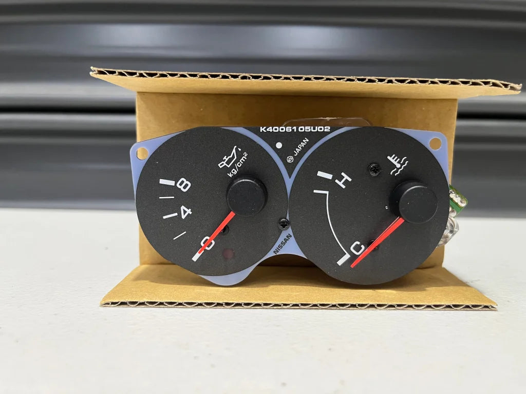 Water Temp And Oil Pressure Meter To Suit Nissan Skyline R32 Gtr K4006105U02 Electrical