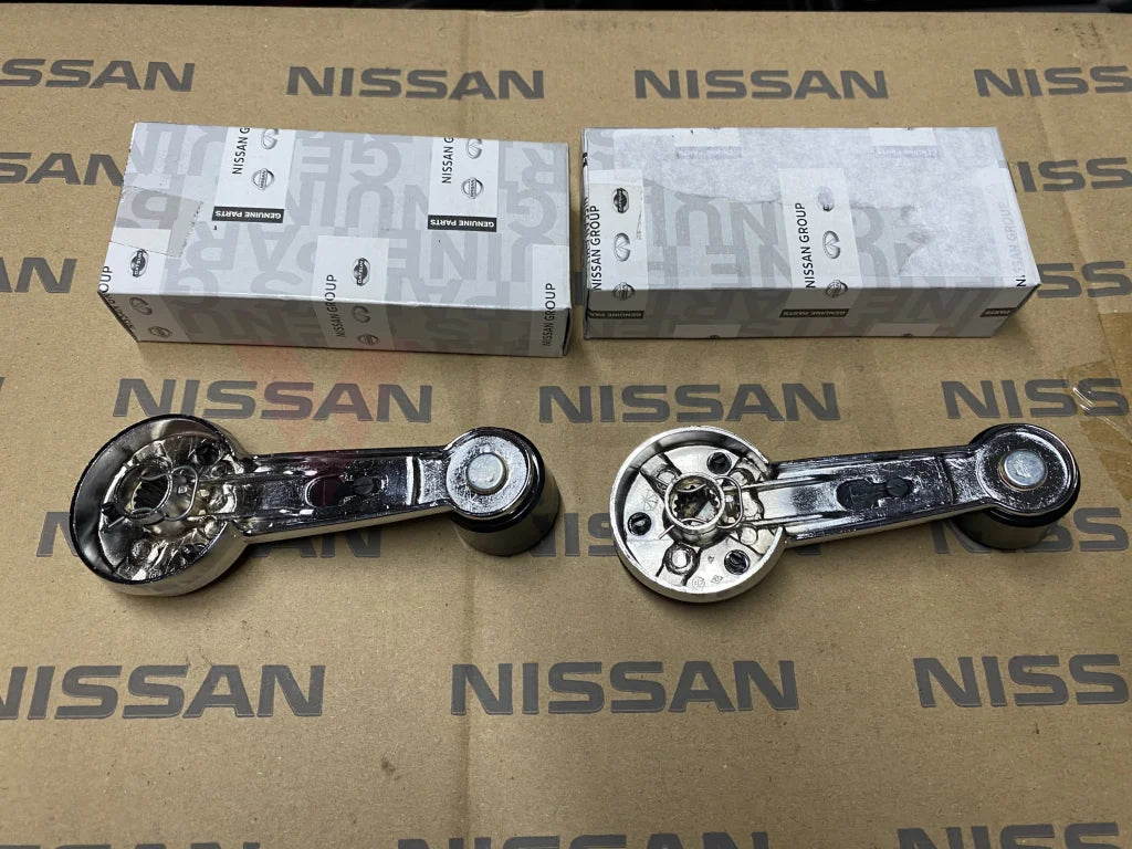 Window Regulator Handle Set (2-piece) to suit Nissan Fairlady 240Z, 260Z, 280Z 1970 - 1978 / Datsun 510 1968-73 - Vega Autosports