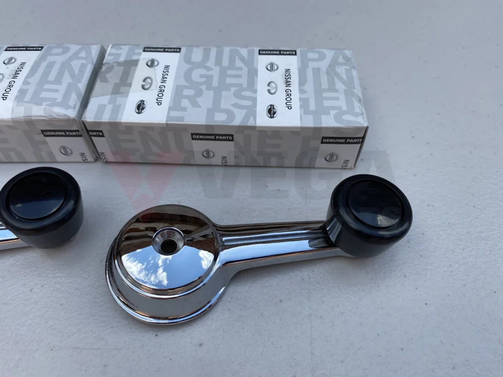 Window Regulator Handle Set (Black) to suit DATSUN 1200 B110 Ute Sunny - Vega Autosports