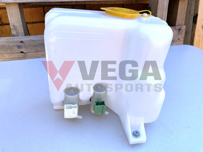 Windscreen Washer Bottle with Motors to suit Nissan Skyline R33 GTR & R34 GTR - With Rear Wiper - Vega Autosports