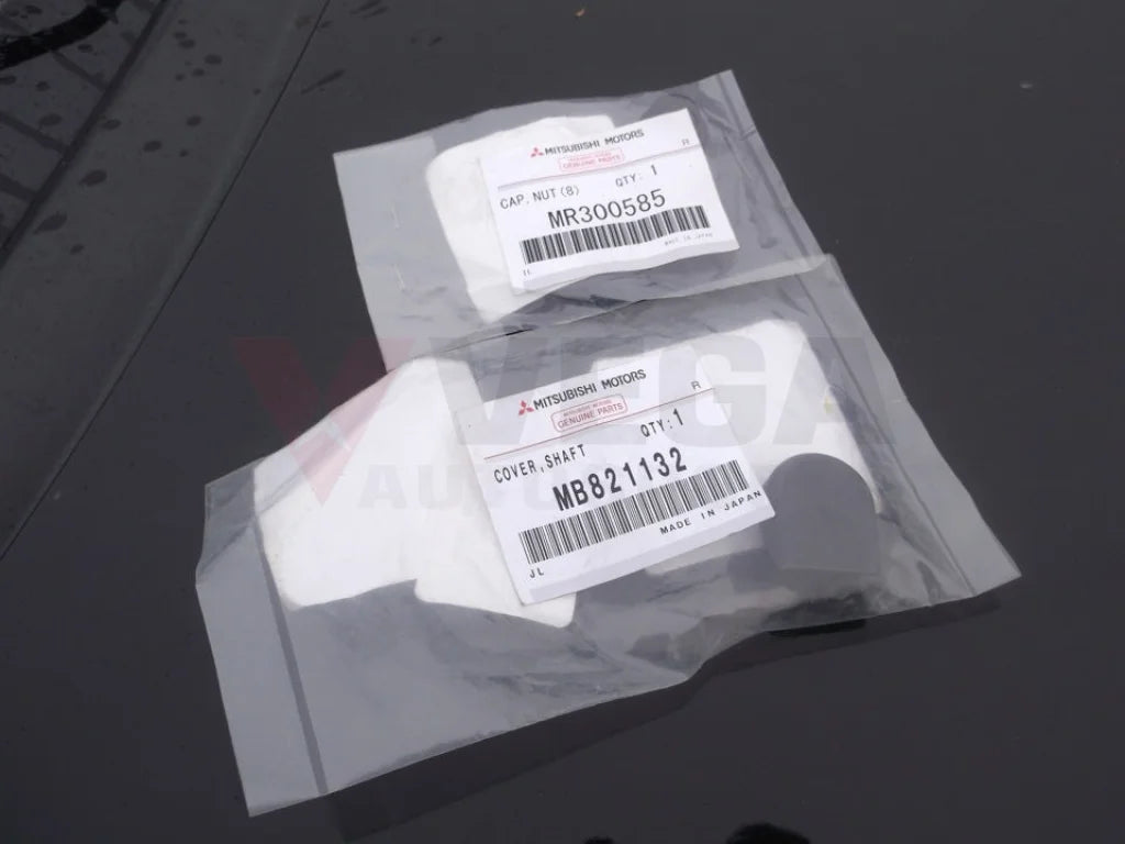 Wiper Arm Cap Set (Rhs & Lhs) To Suit Mitsubishi Lancer Evolution 4 / 5 6 Mr300585 Mb821132 Exterior