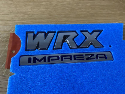 "WRX Impreza" Trunk Emblem to suit Surbaru Impreza WRX 2006-2007 - Vega Autosports