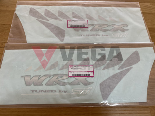 Genuine Subaru "WRX " Rear 1/4 Side Decal Set to suit Subaru Impreza Type R WRX STI GC8 - Vega Autosports