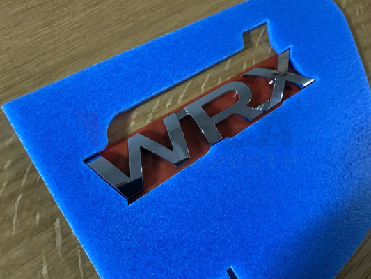 'WRX' Rear Trunk Boot Emblem to suit Subaru WRX 2015-2020 - Vega Autosports
