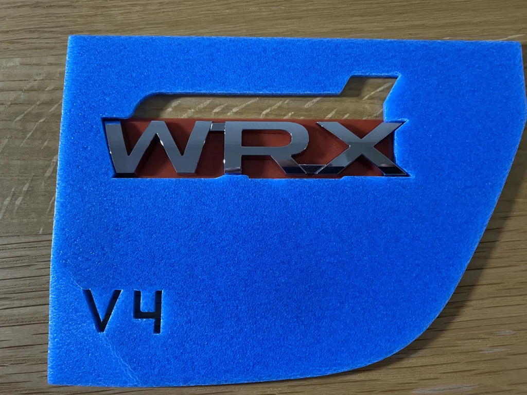 'WRX' Rear Trunk Boot Emblem to suit Subaru WRX 2015-2020 - Vega Autosports