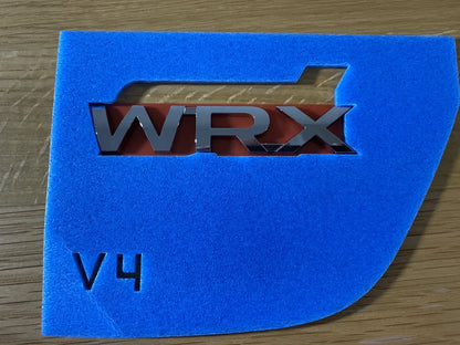 'WRX' Rear Trunk Boot Emblem to suit Subaru WRX 2015-2020 - Vega Autosports
