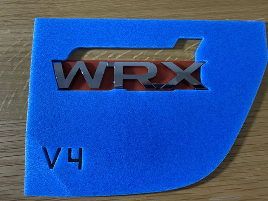 'WRX' Rear Trunk Boot Emblem to suit Subaru WRX 2015-2020 - Vega Autosports